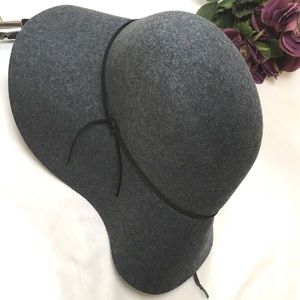 NWT Phenix Wool Fedora with Leather Trim